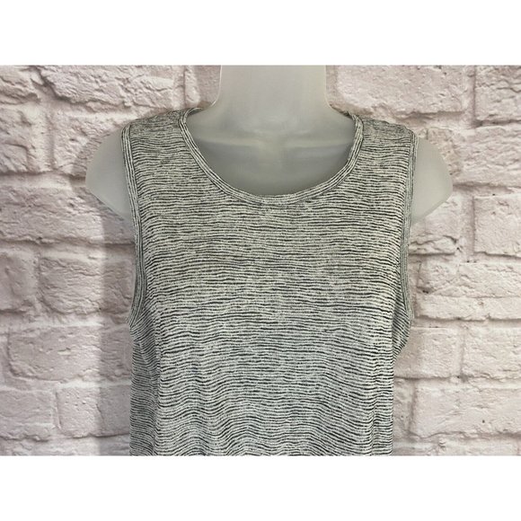 J CREW Tie Front Tank Top Womens S Space Dyed Sleeveless Soft Stretch Modal 9546 - Picture 2 of 6